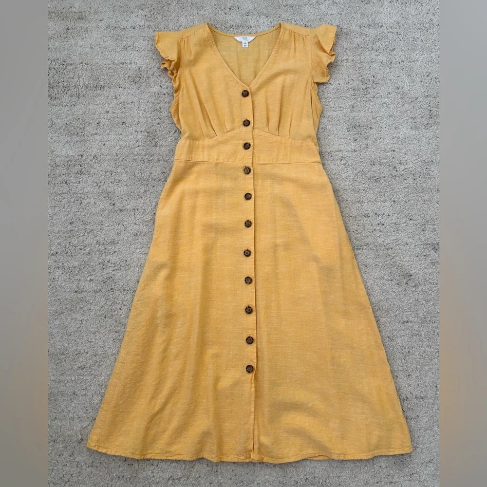 Time Tru Linen Dress - Picture 1 of 7